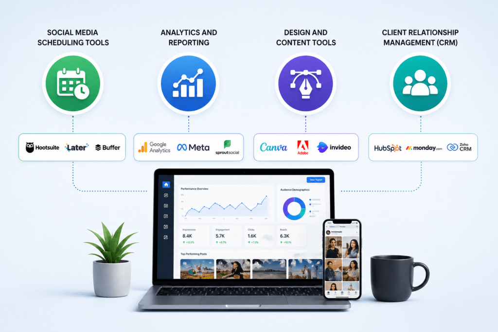 Tools for social media marketing