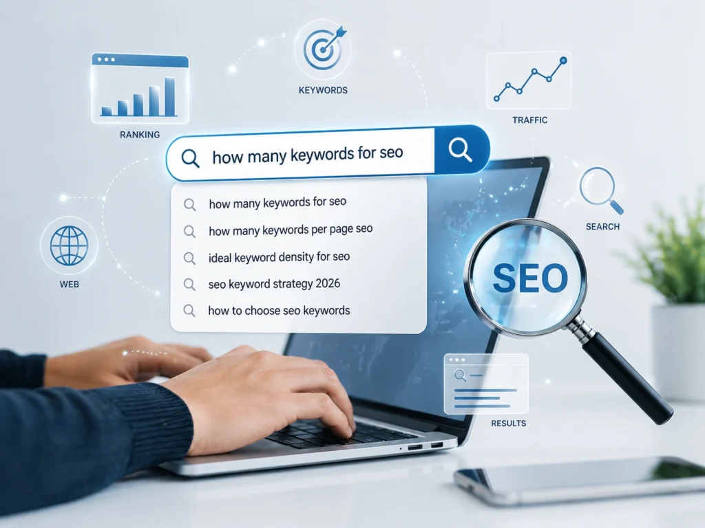 how many keywords for seo strategy 2026 infographic