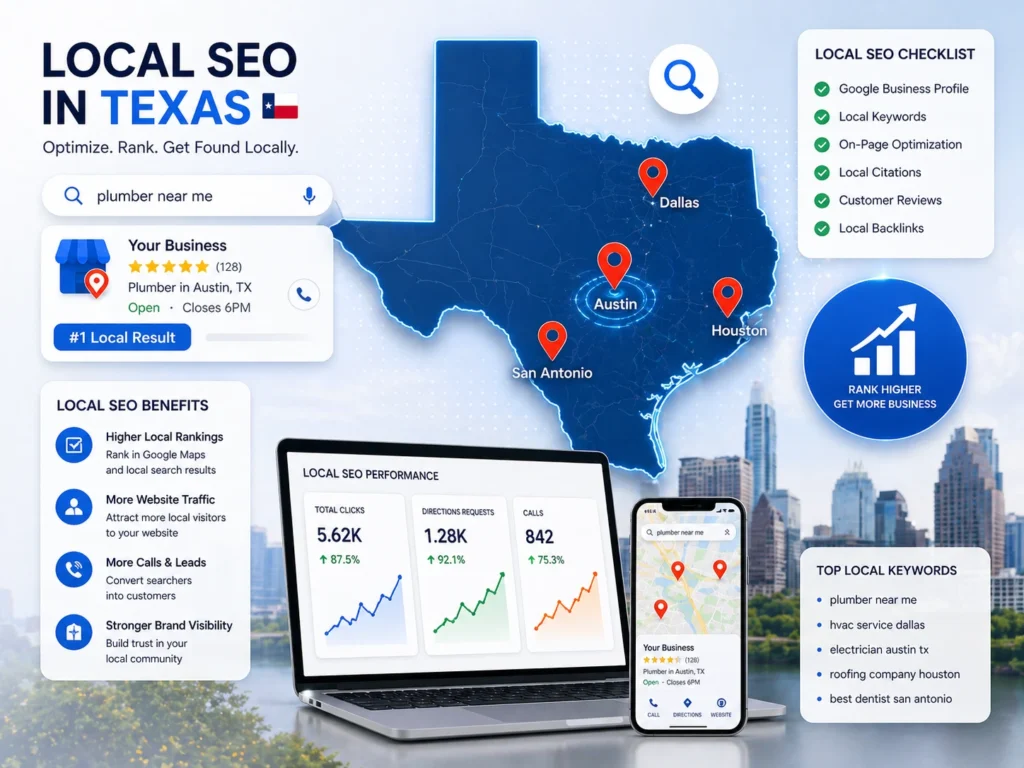 local seo keywords texas digital marketing strategy